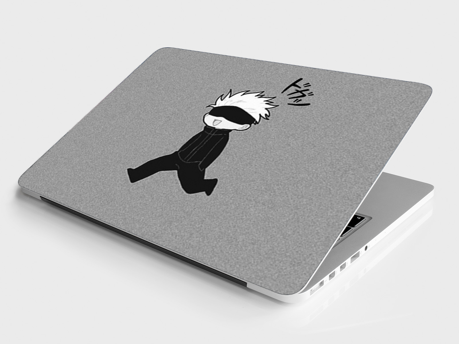 Replix Gojo Anime Vinyl Laptop Skin with Free Sticker Compatible for All Laptops Vinyl Laptop Decal 15.6