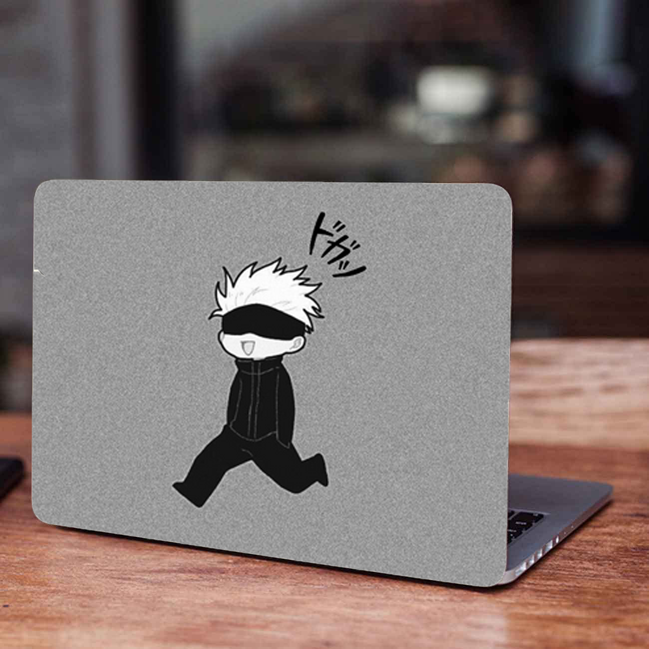 Replix Gojo Anime Vinyl Laptop Skin with Free Sticker Compatible for All Laptops Vinyl Laptop Decal 15.6