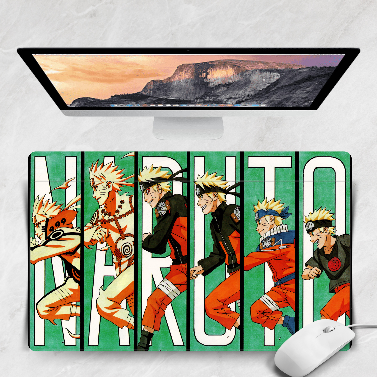 Replix Large Naruto Anime Printed Mousepad with Smooth Mouse Control Mouse Pad for Laptop Mousepad