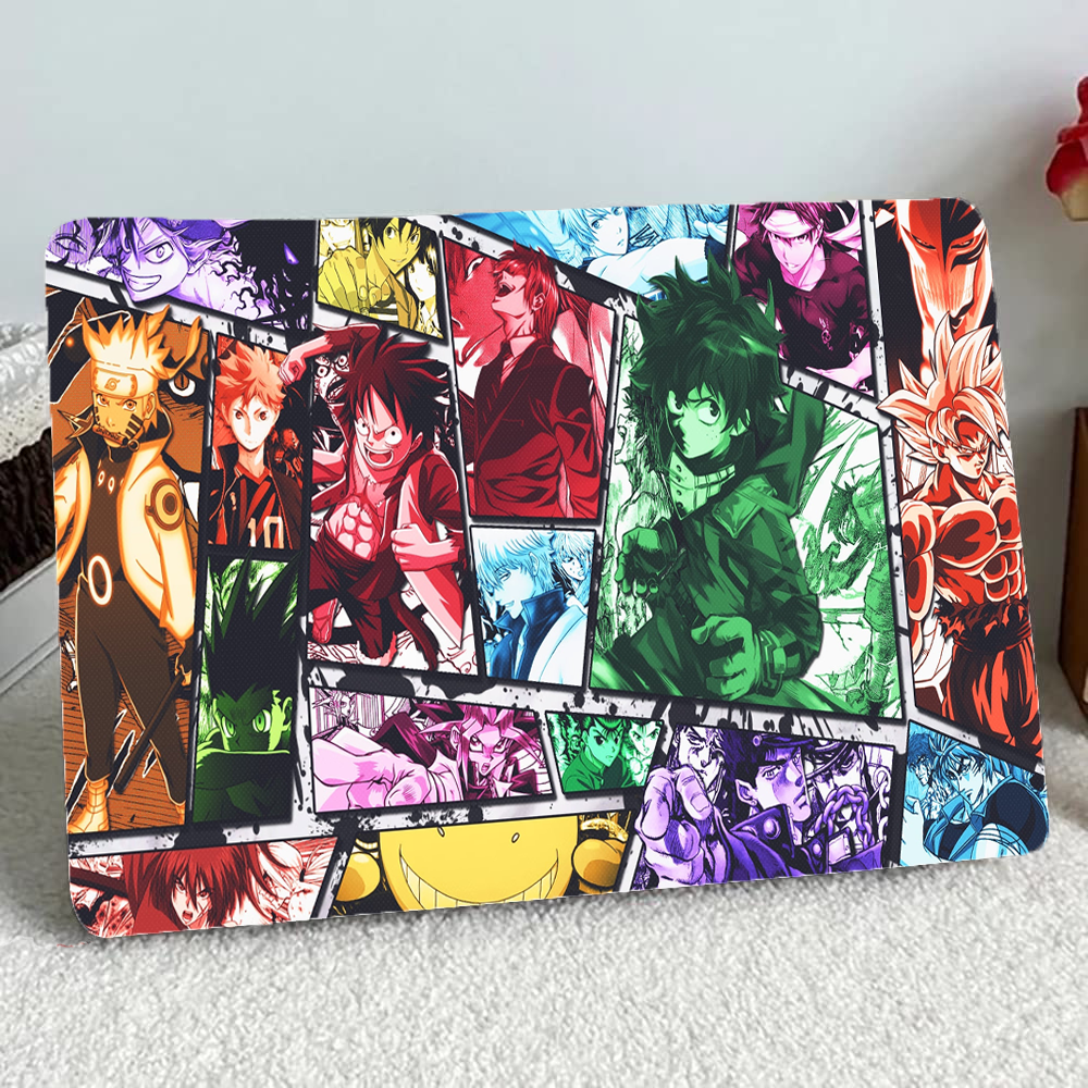 Replix Fight Anime Vinyl Laptop Skin with Free Sticker Compatible for All Laptops Vinyl Laptop Decal 15.6