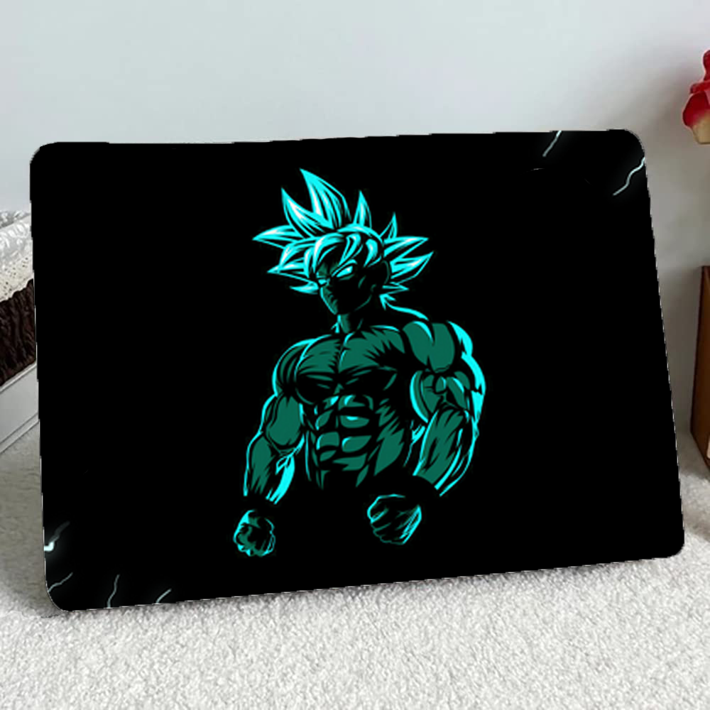 Replix Goku Anime Vinyl Laptop Skin with Free Sticker Compatible for All Laptops Vinyl Laptop Decal 15.6