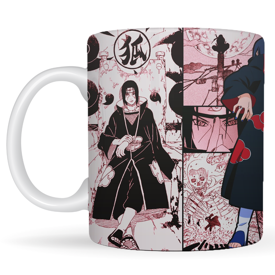 Replix Naruto Anime Printed Coffee Mug, White Ceramic Milk Mug Anime Printed, 350 ml for Gifting and Present (Naruto B)