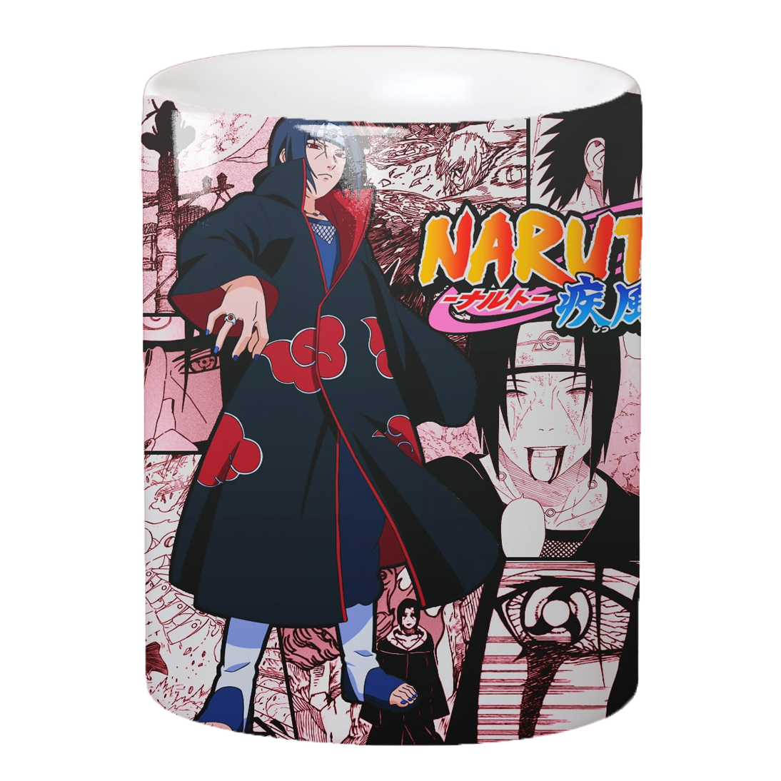 Replix Naruto Anime Printed Coffee Mug, White Ceramic Milk Mug Anime Printed, 350 ml for Gifting and Present (Naruto B)