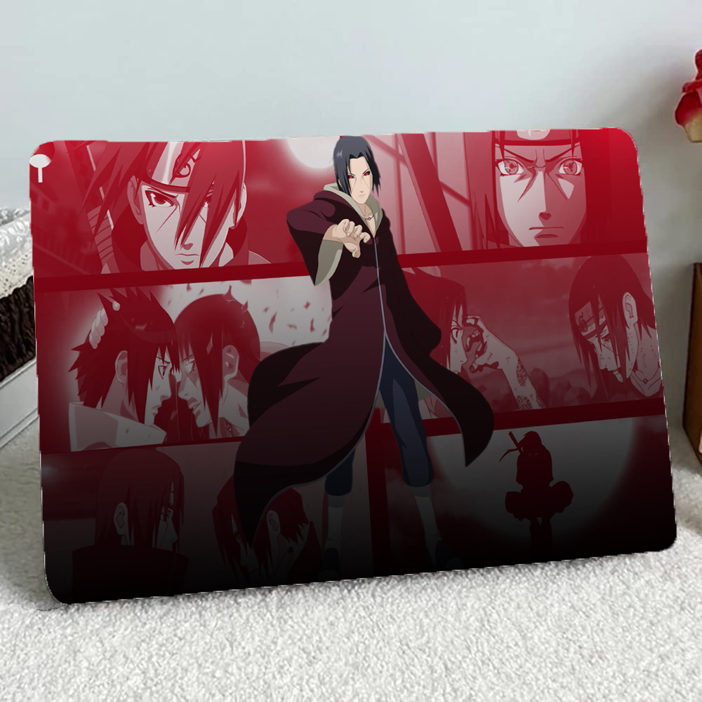 Replix Itachi 4 Anime Vinyl Laptop Skin with Free Sticker Compatible for All Laptops Vinyl Laptop Decal 15.6
