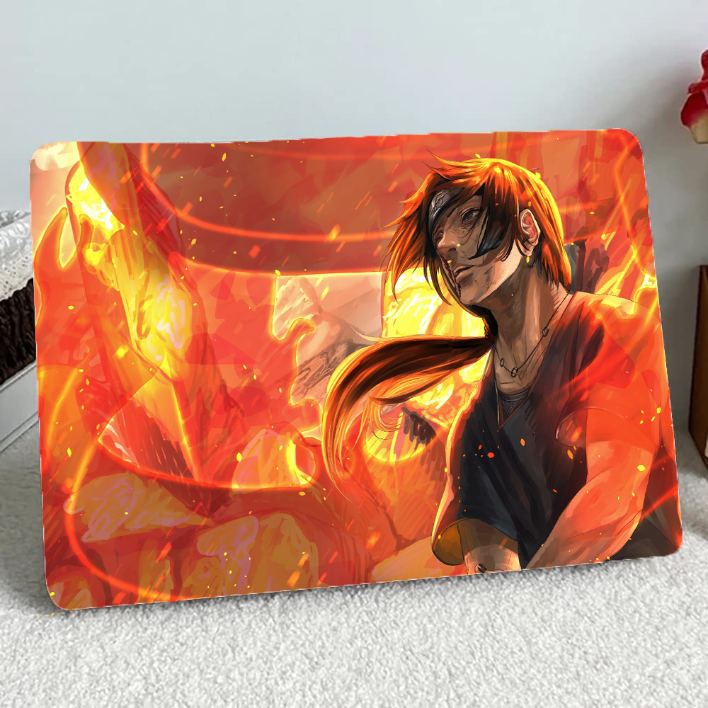 Replix Itachi 3 Anime Vinyl Laptop Skin with Free Sticker Compatible for All Laptops Vinyl Laptop Decal 15.6