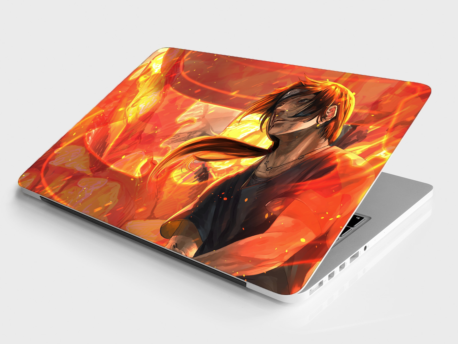 Replix Itachi 3 Anime Vinyl Laptop Skin with Free Sticker Compatible for All Laptops Vinyl Laptop Decal 15.6