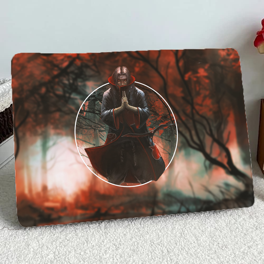 Replix Itachi 2 Anime Vinyl Laptop Skin with Free Sticker Compatible for All Laptops Vinyl Laptop Decal 15.6