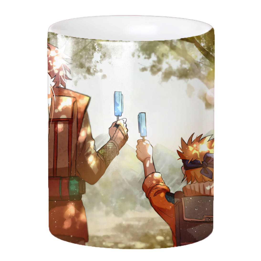 Replix Naruto Anime Printed Coffee Mug, White Ceramic Milk Mug Anime Printed, 350 ml for Gifting and Present (Naruto Jiraya)