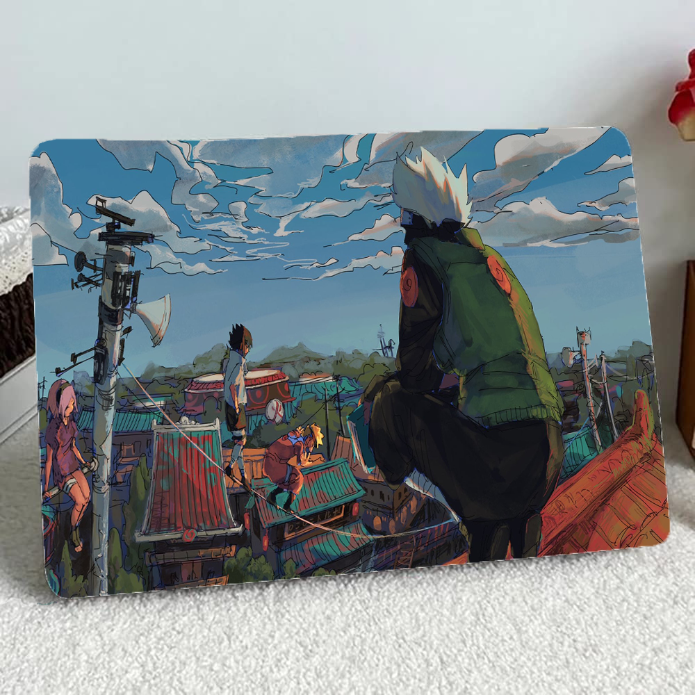 Replix Kakashi Anime Vinyl Laptop Skin with Free Sticker Compatible for All Laptops Vinyl Laptop Decal 15.6