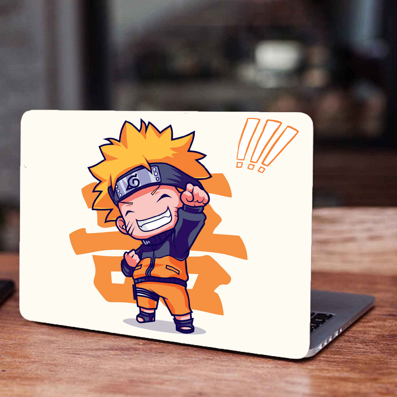 Replix Little Naruto Anime Vinyl Laptop Skin with Free Sticker Compatible for All Laptops Vinyl Laptop Decal 15.6