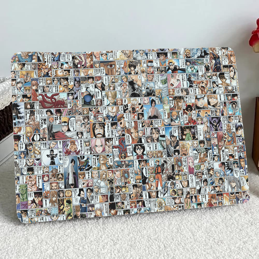 Replix Manga Anime Vinyl Laptop Skin with Free Sticker Compatible for All Laptops Vinyl Laptop Decal 15.6