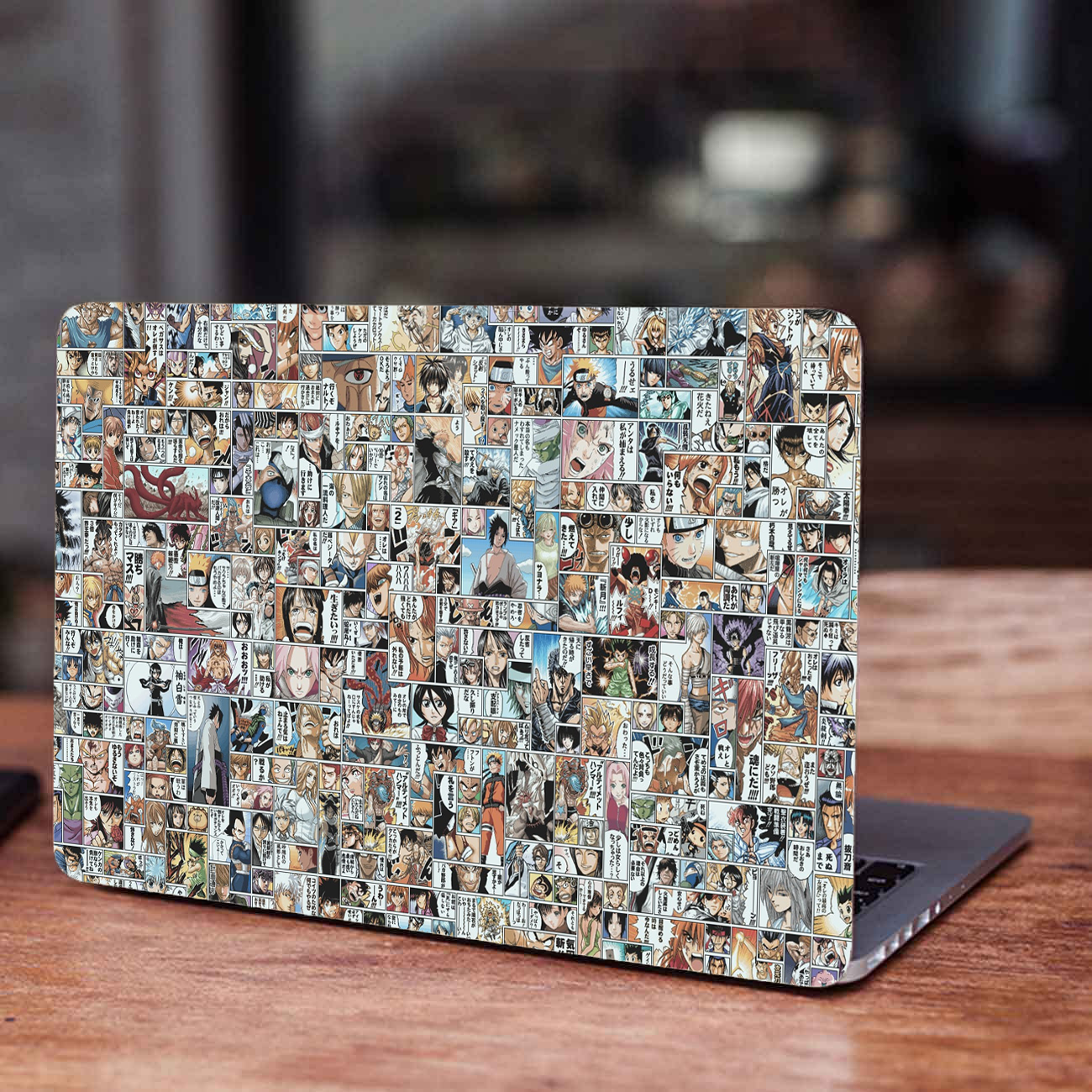Replix Manga Anime Vinyl Laptop Skin with Free Sticker Compatible for All Laptops Vinyl Laptop Decal 15.6
