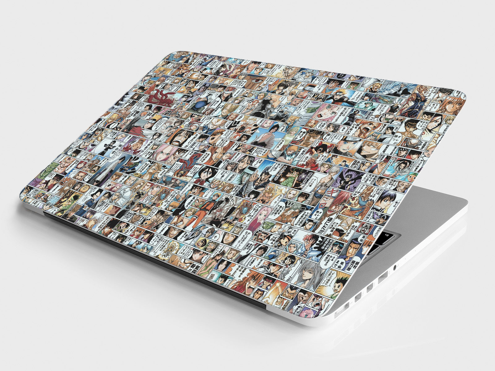 Replix Manga Anime Vinyl Laptop Skin with Free Sticker Compatible for All Laptops Vinyl Laptop Decal 15.6
