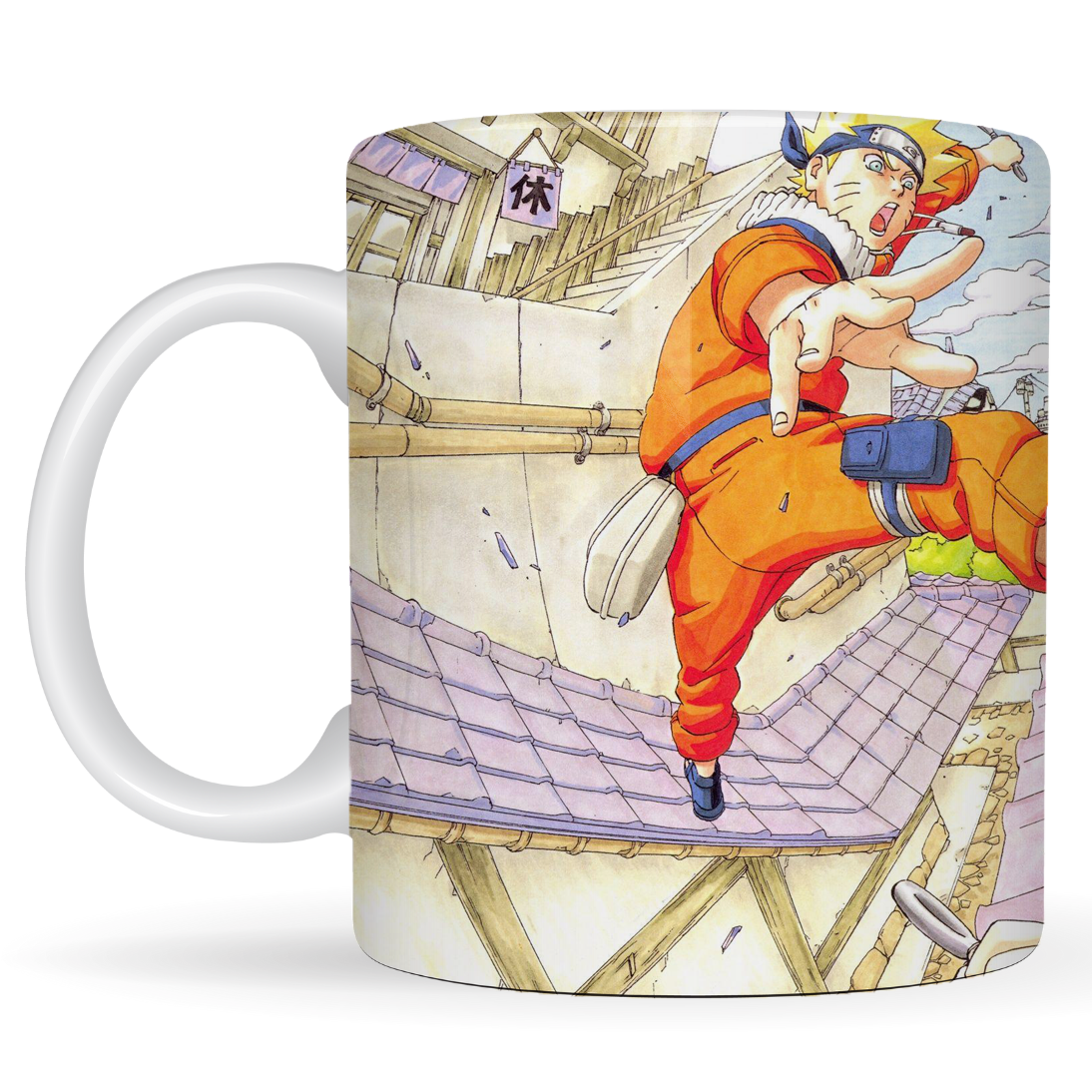 Replix Naruto Anime Printed Coffee Mug, White Ceramic Milk Mug Anime Printed, 350 ml for Gifting and Present (Naruto 1)