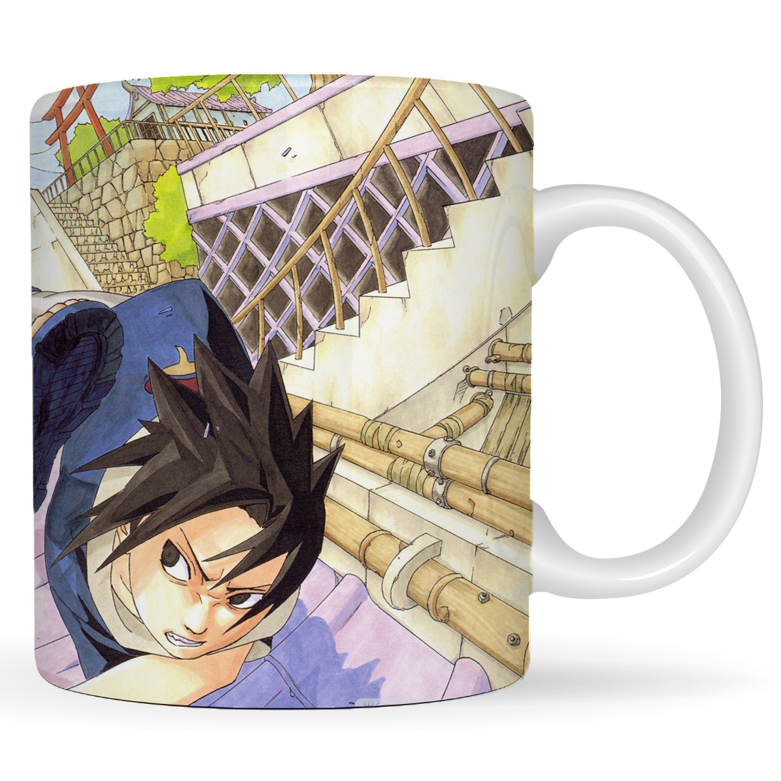 Replix Naruto Anime Printed Coffee Mug, White Ceramic Milk Mug Anime Printed, 350 ml for Gifting and Present (Naruto 1)