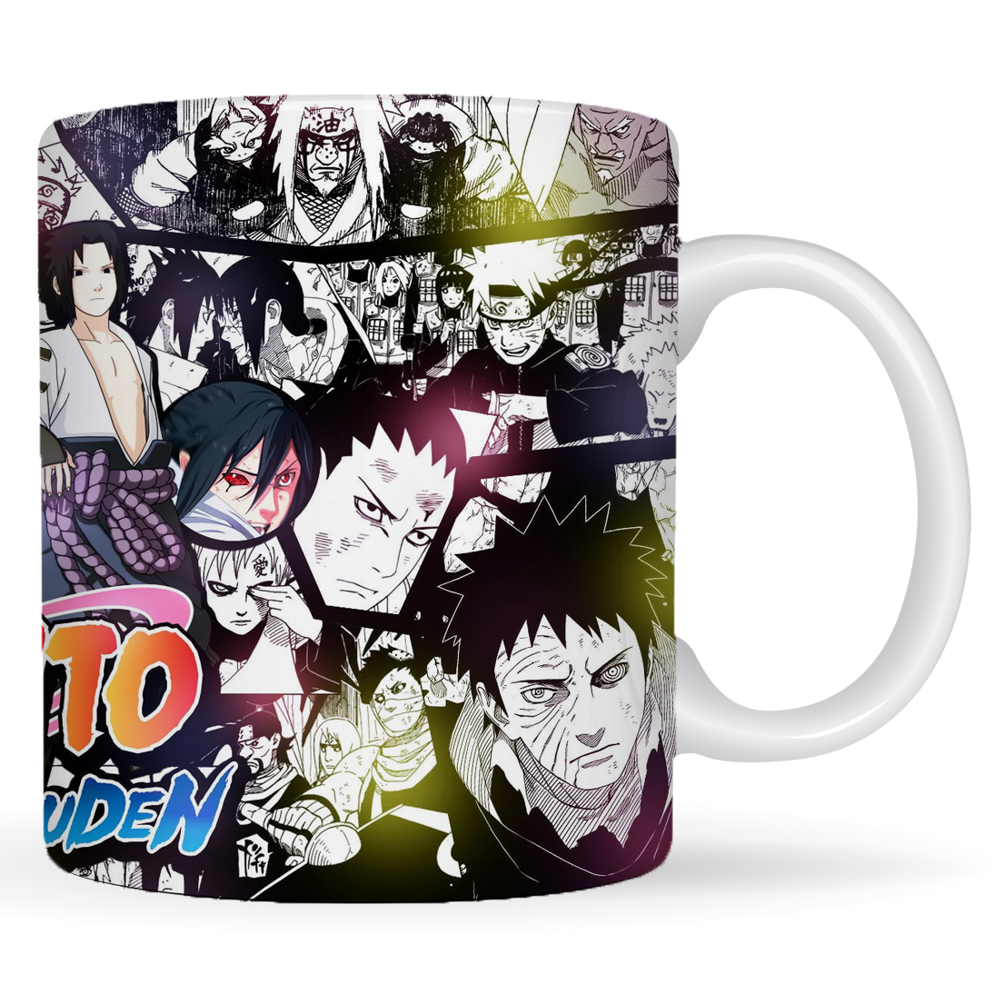 Replix Naruto Anime Printed Coffee Mug, White Ceramic Milk Mug Anime Printed, 350 ml for Gifting and Present (Naruto 6)