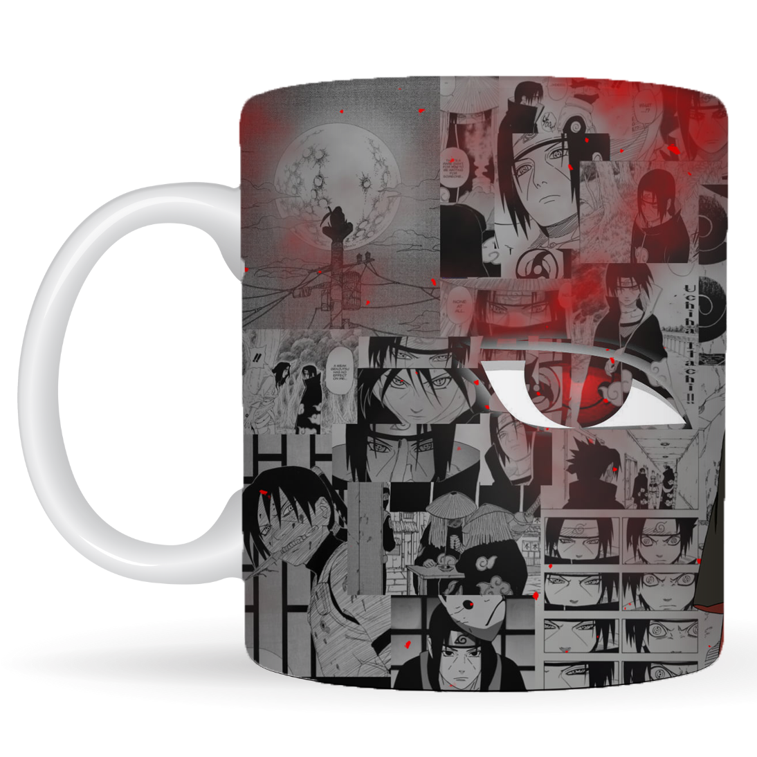 Replix Naruto Anime Printed Coffee Mug, White Ceramic Milk Mug Anime Printed, 350 ml for Gifting and Present (Iatchi)