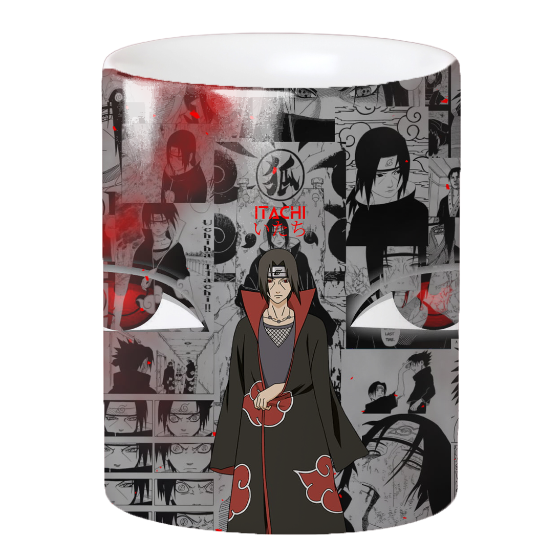 Replix Naruto Anime Printed Coffee Mug, White Ceramic Milk Mug Anime Printed, 350 ml for Gifting and Present (Iatchi)