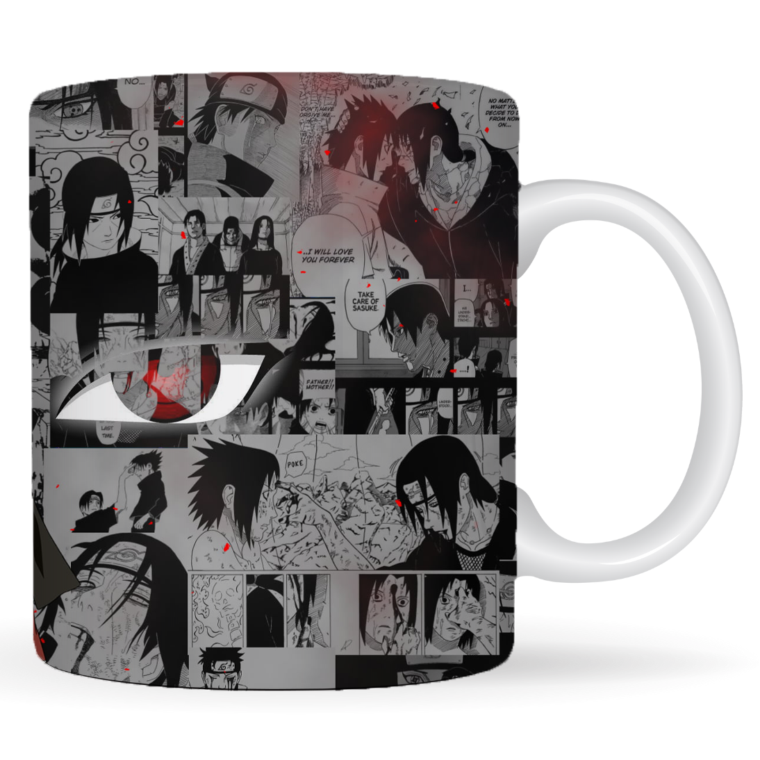 Replix Naruto Anime Printed Coffee Mug, White Ceramic Milk Mug Anime Printed, 350 ml for Gifting and Present (Iatchi)