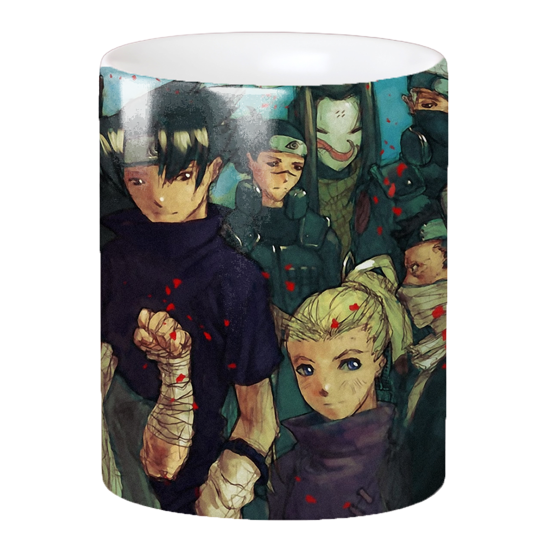 Replix Naruto Anime Printed Coffee Mug, White Ceramic Milk Mug Anime Printed, 350 ml for Gifting and Present (Anime)