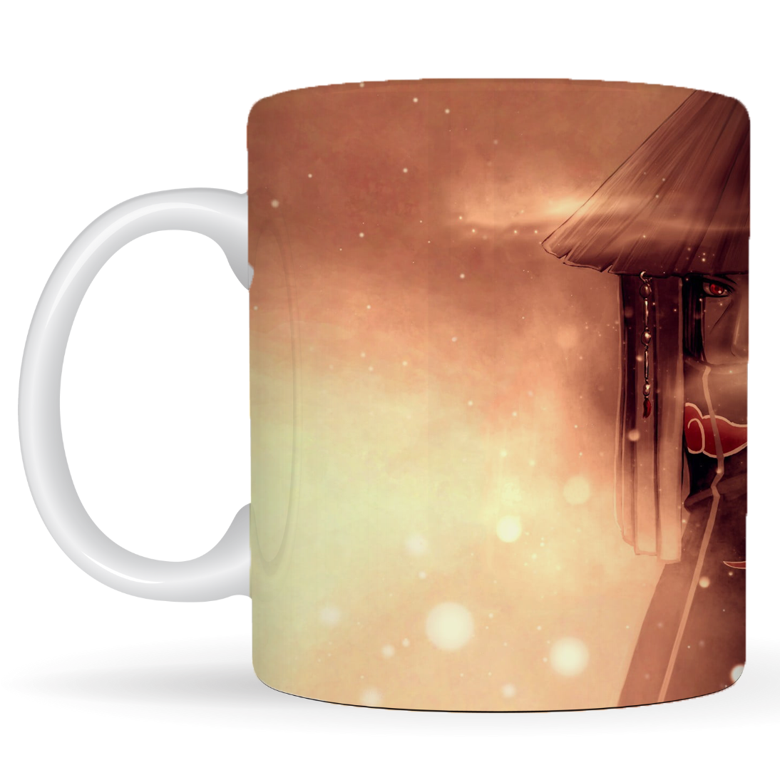 Replix Naruto Anime Printed Coffee Mug, White Ceramic Milk Mug Anime Printed, 350 ml for Gifting and Present (Itachi 8)