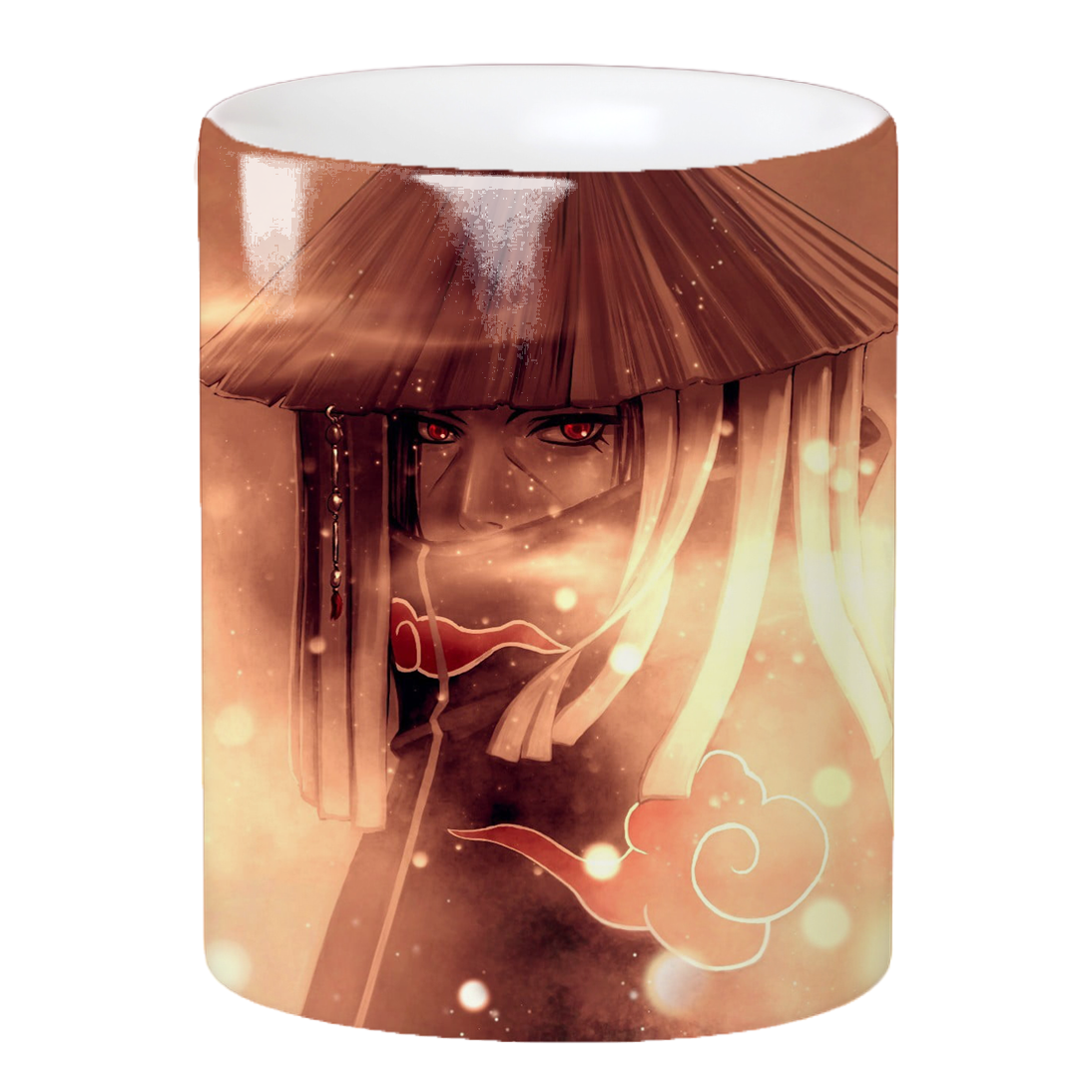 Replix Naruto Anime Printed Coffee Mug, White Ceramic Milk Mug Anime Printed, 350 ml for Gifting and Present (Itachi 8)