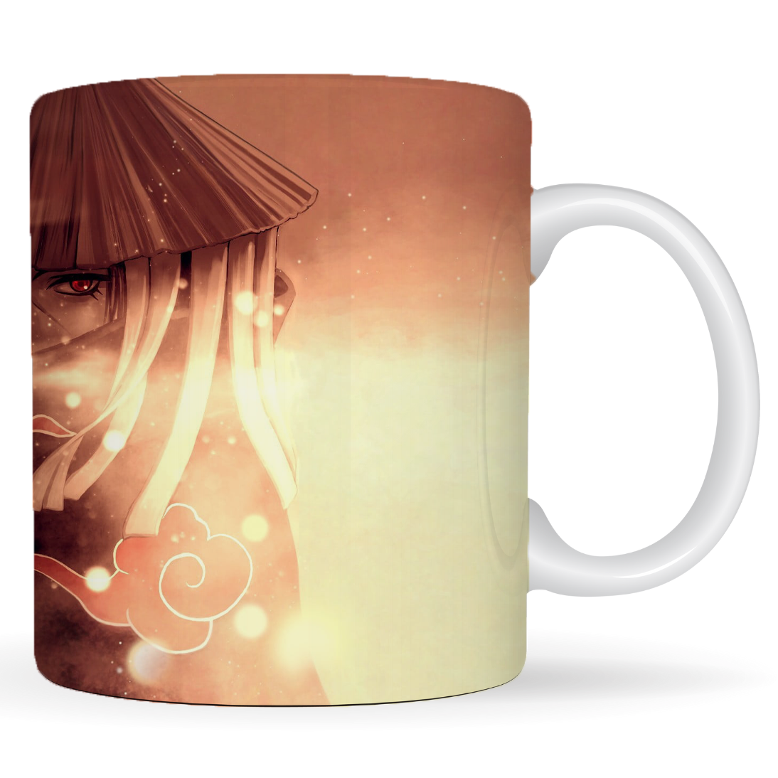 Replix Naruto Anime Printed Coffee Mug, White Ceramic Milk Mug Anime Printed, 350 ml for Gifting and Present (Itachi 8)