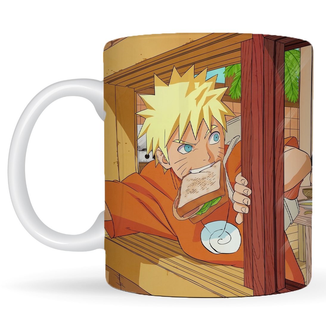 Replix Naruto Anime Printed Coffee Mug, White Ceramic Milk Mug Anime Printed, 350 mPrl for Gifting and esent (Naruto 8)