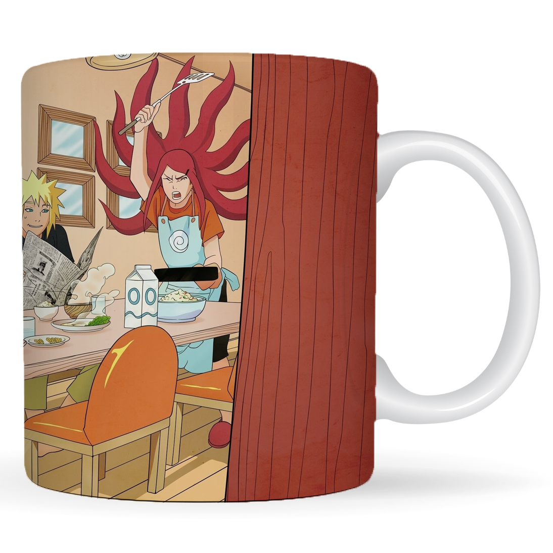 Replix Naruto Anime Printed Coffee Mug, White Ceramic Milk Mug Anime Printed, 350 mPrl for Gifting and esent (Naruto 8)