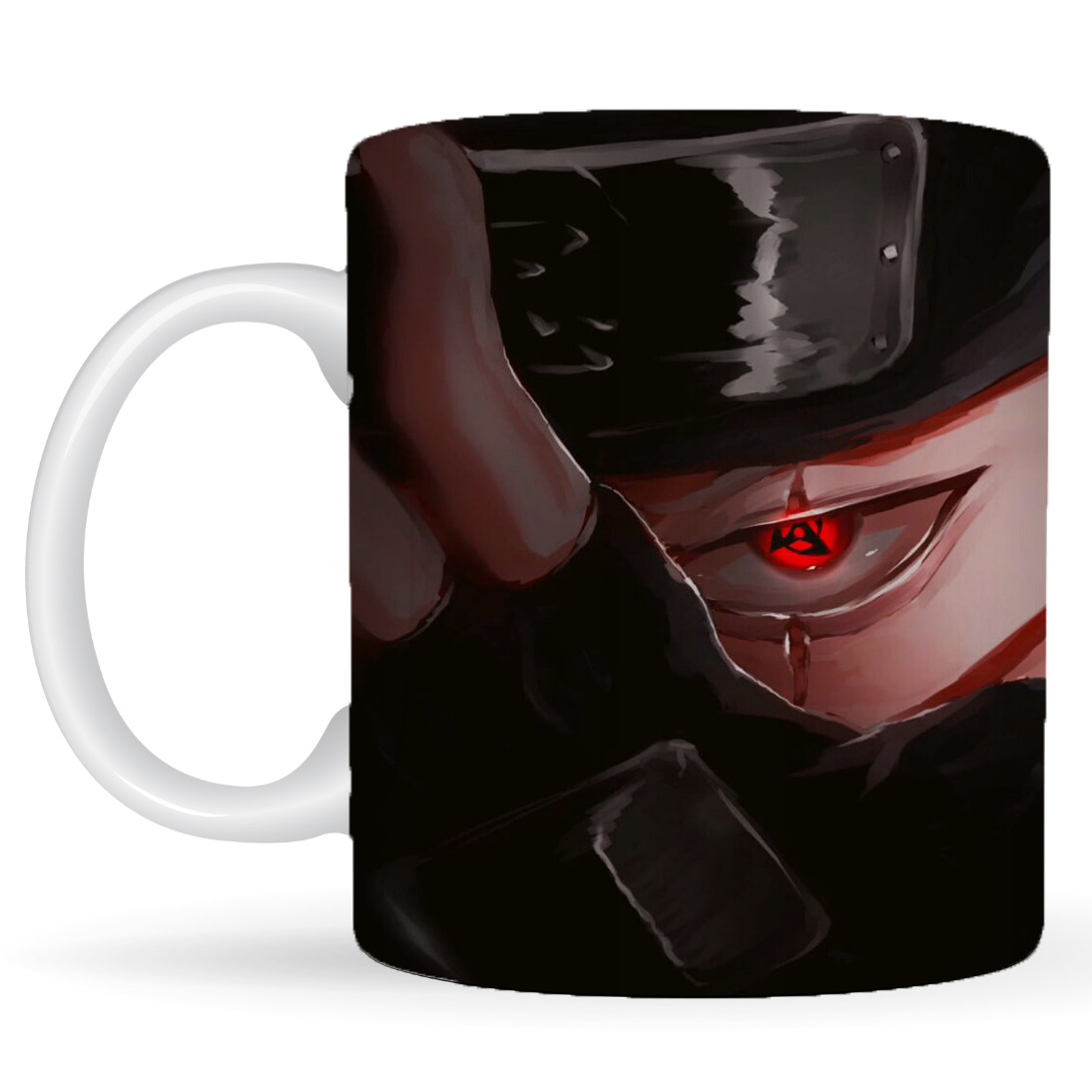 Replix Naruto Anime Printed Coffee Mug, White Ceramic Milk Mug Anime Printed, 350 ml for Gifting and Present (Itachi 10)