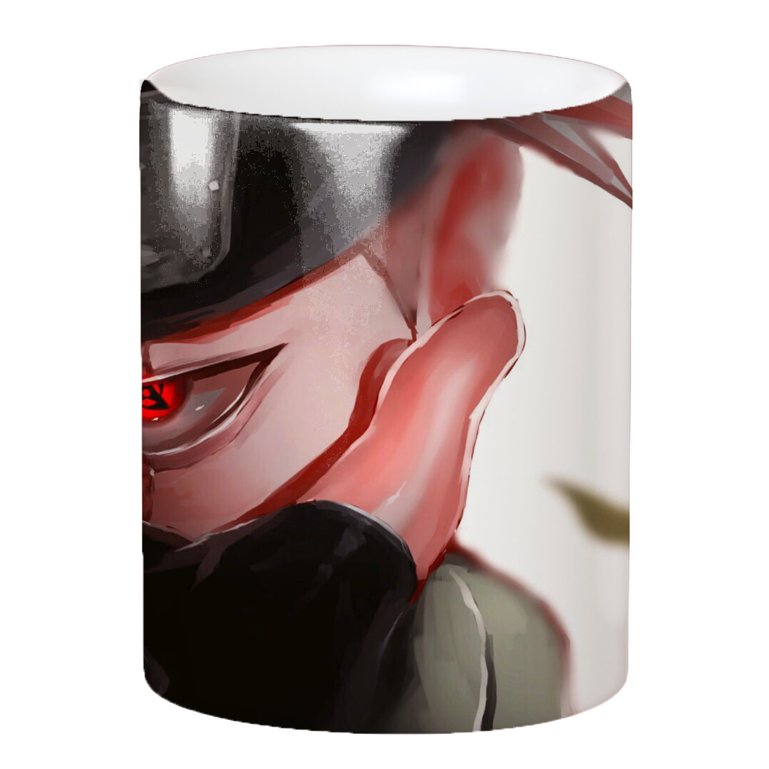 Replix Naruto Anime Printed Coffee Mug, White Ceramic Milk Mug Anime Printed, 350 ml for Gifting and Present (Itachi 10)