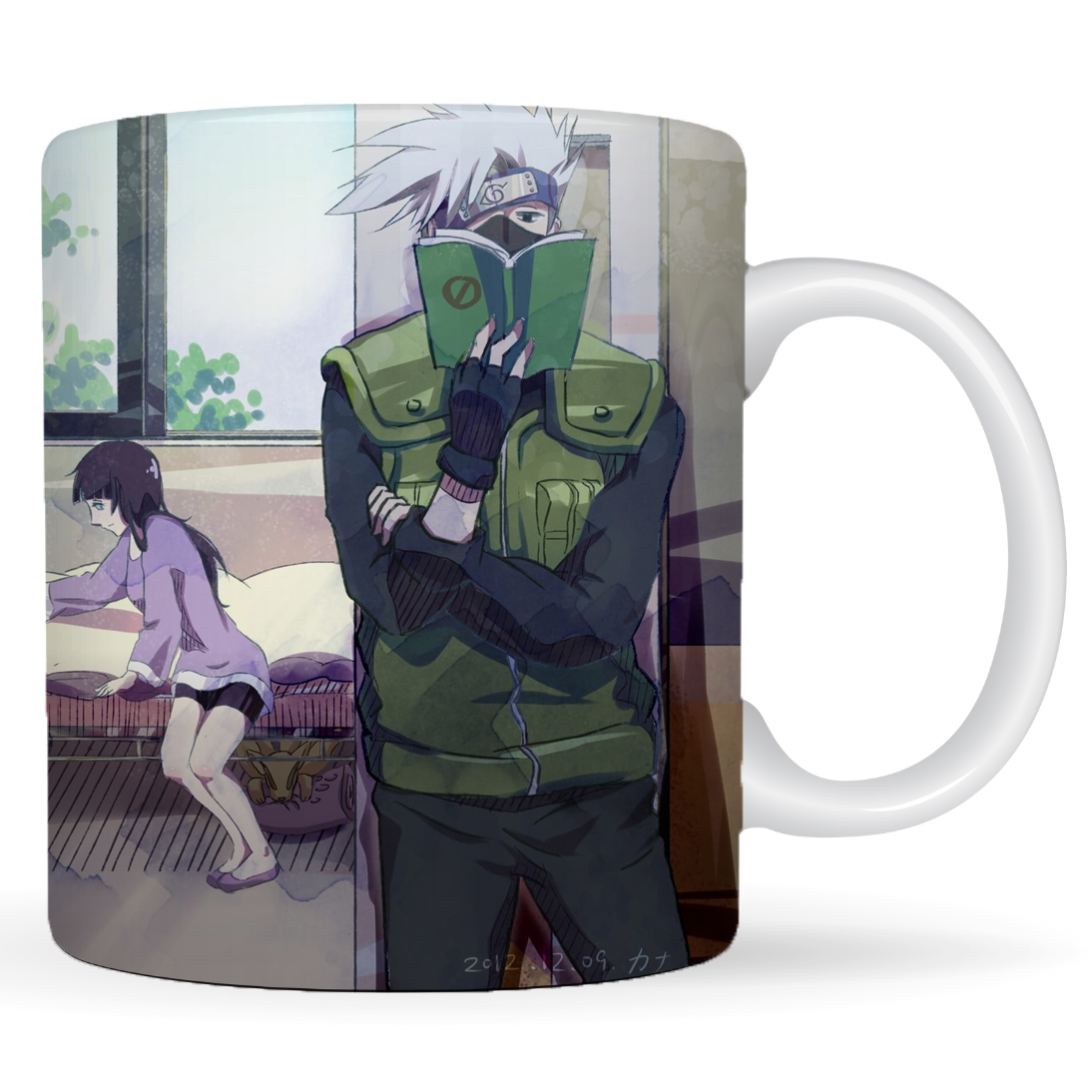 Replix Naruto Anime Printed Coffee Mug, White Ceramic Milk Mug Anime Printed, 350 ml for Gifting and Present (Naruto 10)