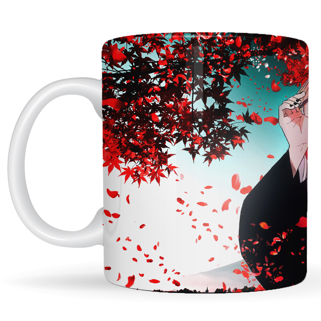 Replix Naruto Anime Printed Coffee Mug, White Ceramic Milk Mug Anime Printed, 350 ml for Gifting and Present (Itachi-1)