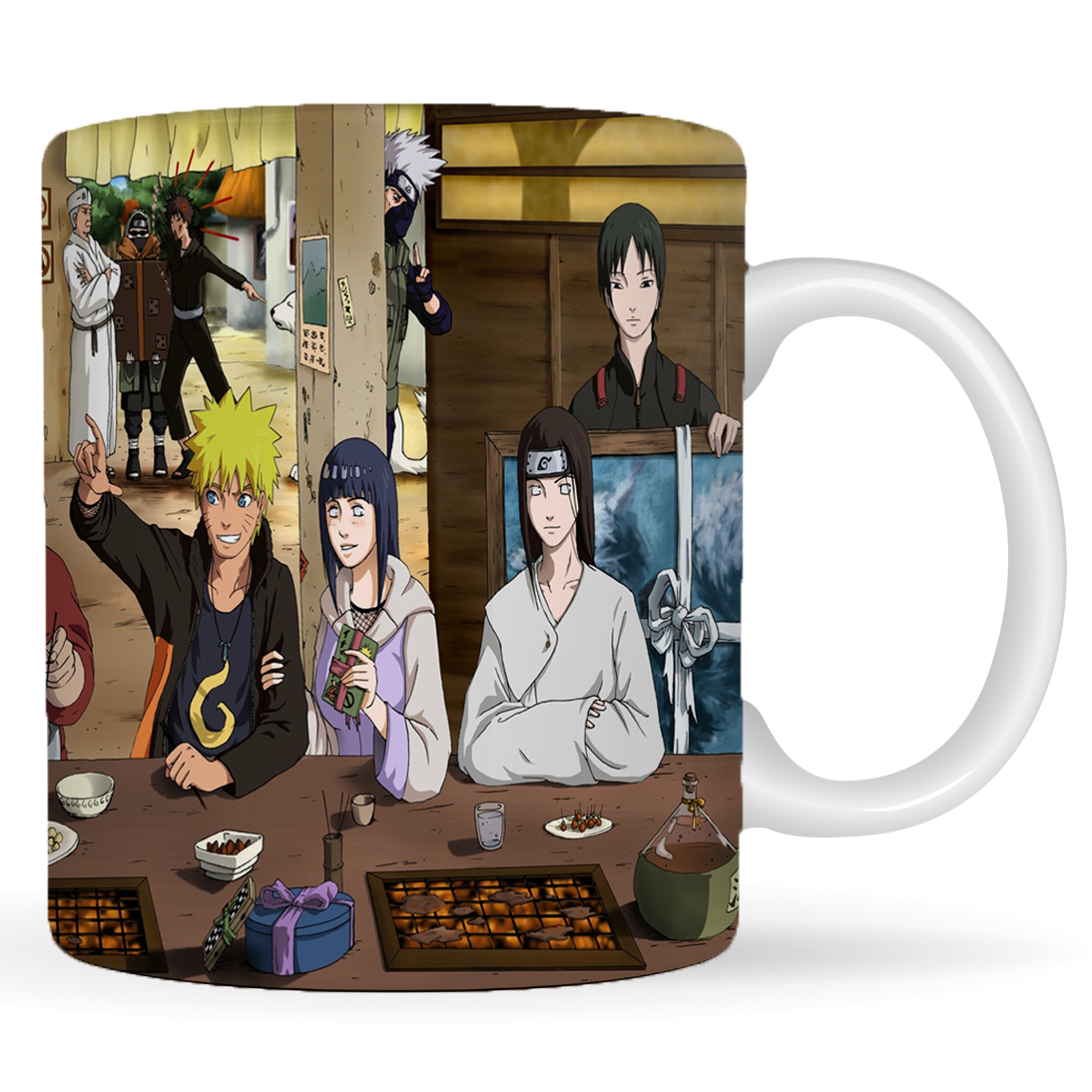 Replix Naruto Anime Printed Coffee Mug, White Ceramic Milk Mug Anime Printed, 350 ml for Gifting and Present (Naruto 11)