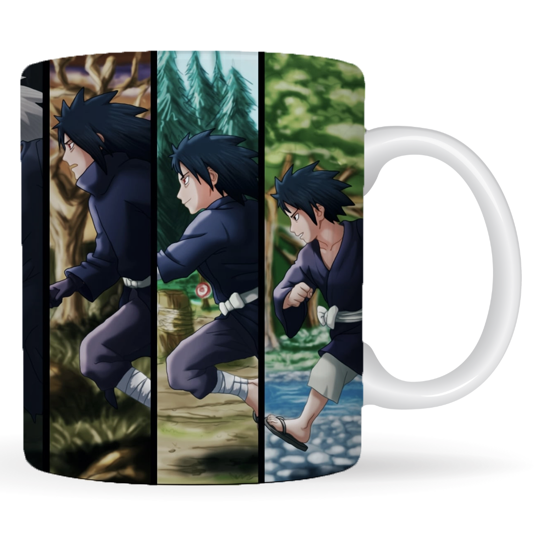 Replix Naruto Anime Printed Coffee Mug, White Ceramic Milk Mug Anime Printed, 350 ml for Gifting and Present (Madara Life)