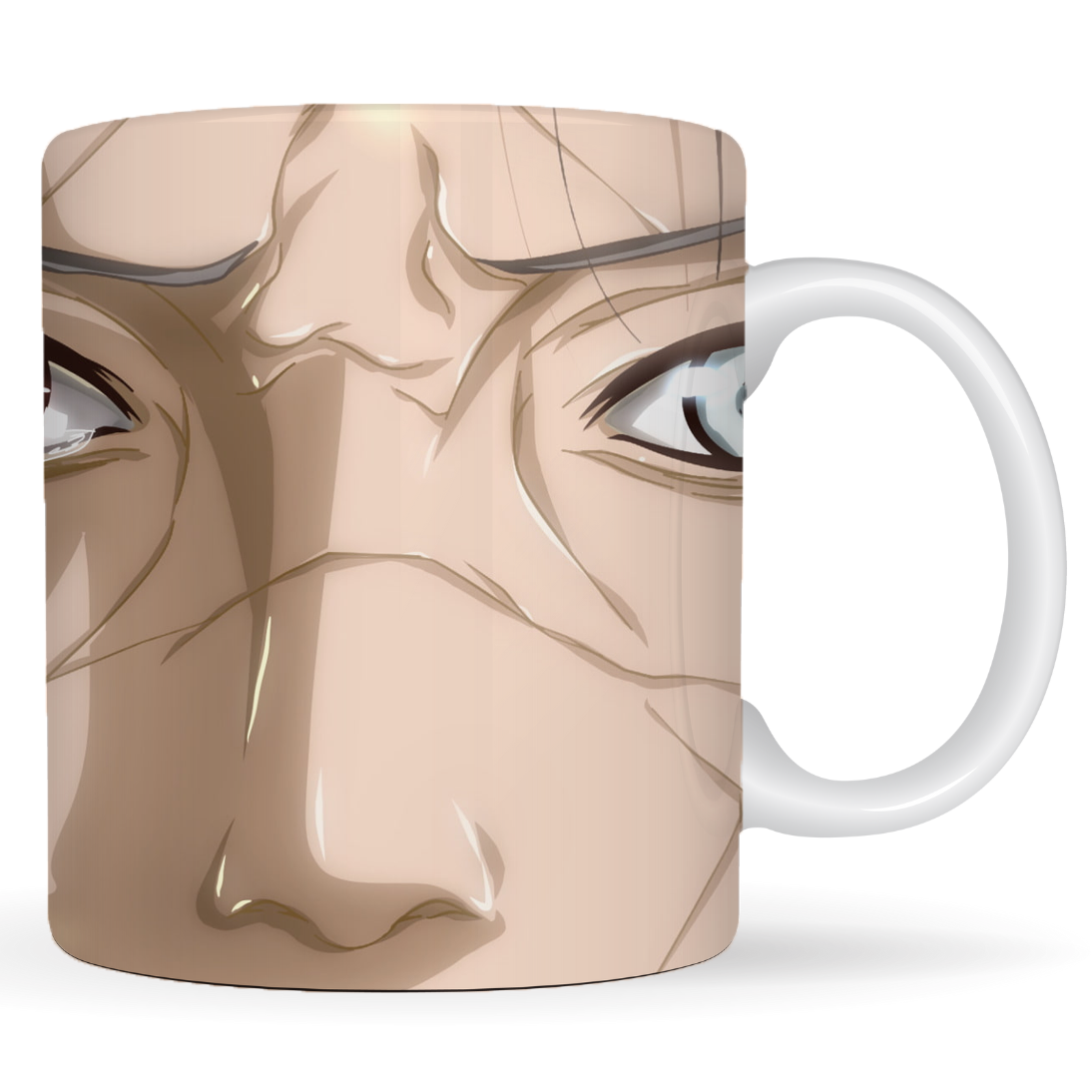 Replix Naruto Anime Printed Coffee Mug, White Ceramic Milk Mug Anime Printed, 350 ml for Gifting and Present (Itachi 2)