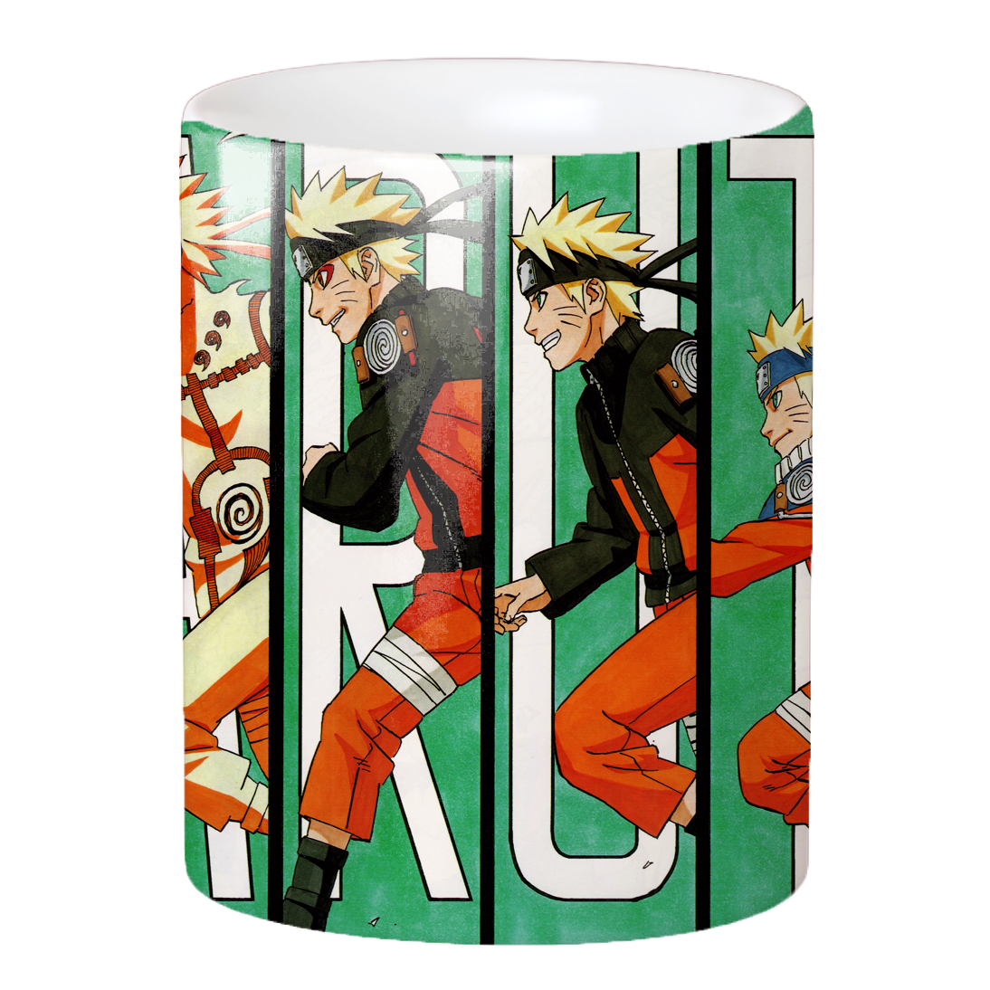 Replix Naruto Anime Printed Coffee Mug, White Ceramic Milk Mug Anime Printed, 350 ml for Gifting and Present (Naruto D)