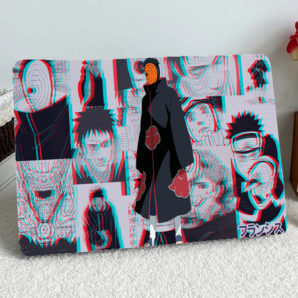 Replix Obito 3 Anime Vinyl Laptop Skin with Free Sticker Compatible for All Laptops Vinyl Laptop Decal 15.6