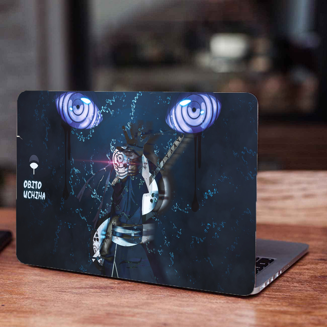 Replix OBITO 2 Anime Vinyl Laptop Skin with Free Sticker Compatible for All Laptops Vinyl Laptop Decal 15.6