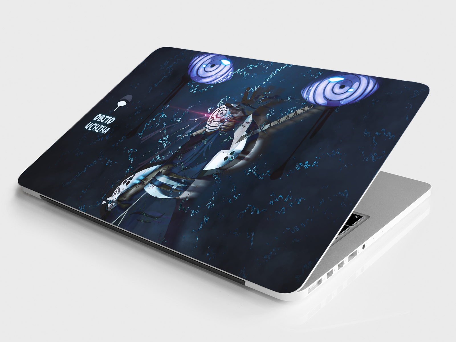 Replix OBITO 2 Anime Vinyl Laptop Skin with Free Sticker Compatible for All Laptops Vinyl Laptop Decal 15.6