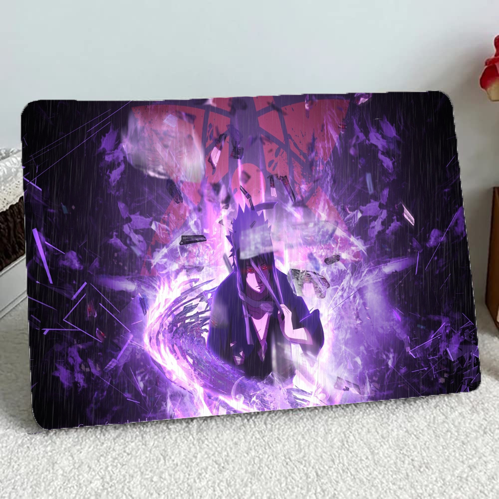 Replix Sasuke 2 Anime Vinyl Laptop Skin with Free Sticker Compatible for All Laptops Vinyl Laptop Decal 15.6
