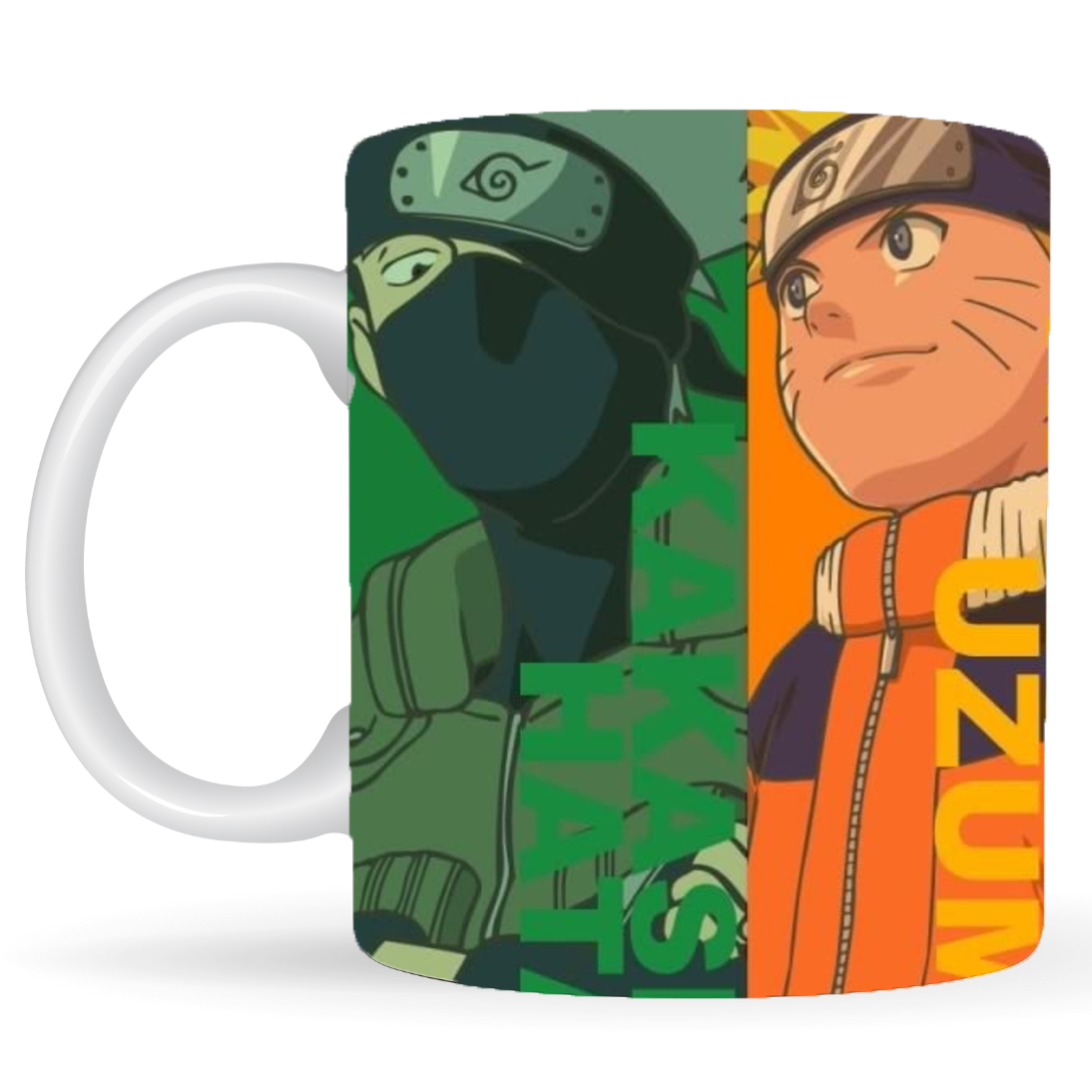 Replix Naruto Anime Printed Coffee Mug, White Ceramic Milk Mug Anime Printed, 350 ml for Gifting and Present (Team 7)