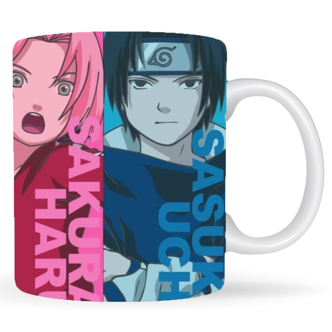 Replix Naruto Anime Printed Coffee Mug, White Ceramic Milk Mug Anime Printed, 350 ml for Gifting and Present (Team 7)