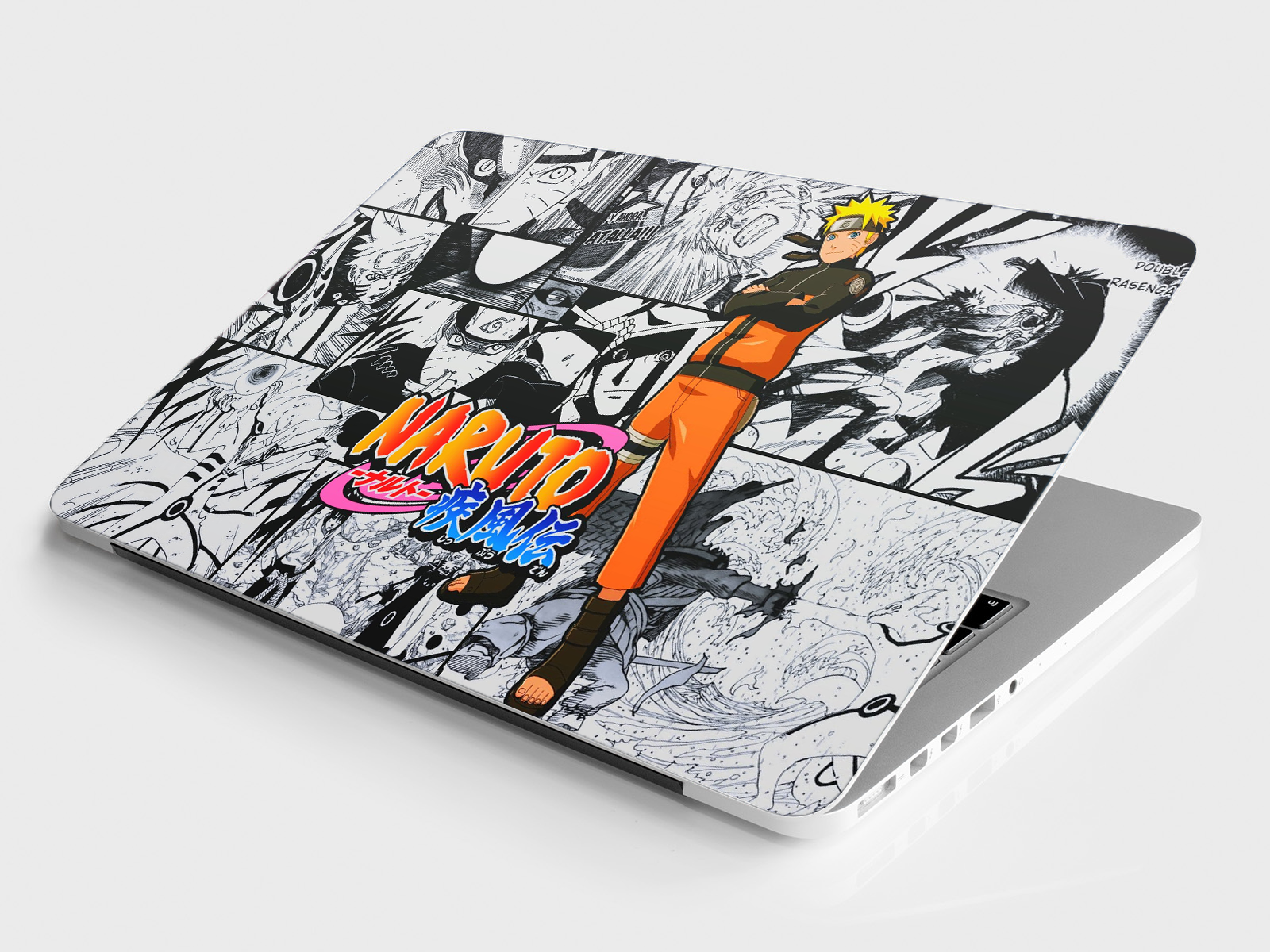 Replix Naruto 1 Anime Vinyl Laptop Skin with Free Sticker Compatible for All Laptops Vinyl Laptop Decal 15.6